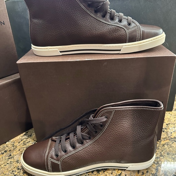 Louis Vuitton high top sneaker boots EUC 38 - Picture 4 of 9